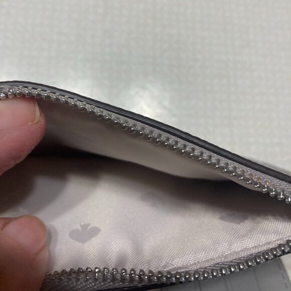 Like New Kate Spade New York Grey Leather Wallet/Card holder - Picture 11 of 11
